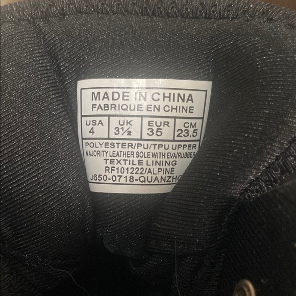 Polo by Ralph Lauren Boys Black/Gray/Blue Boots Size 4 - Picture 8 of 9